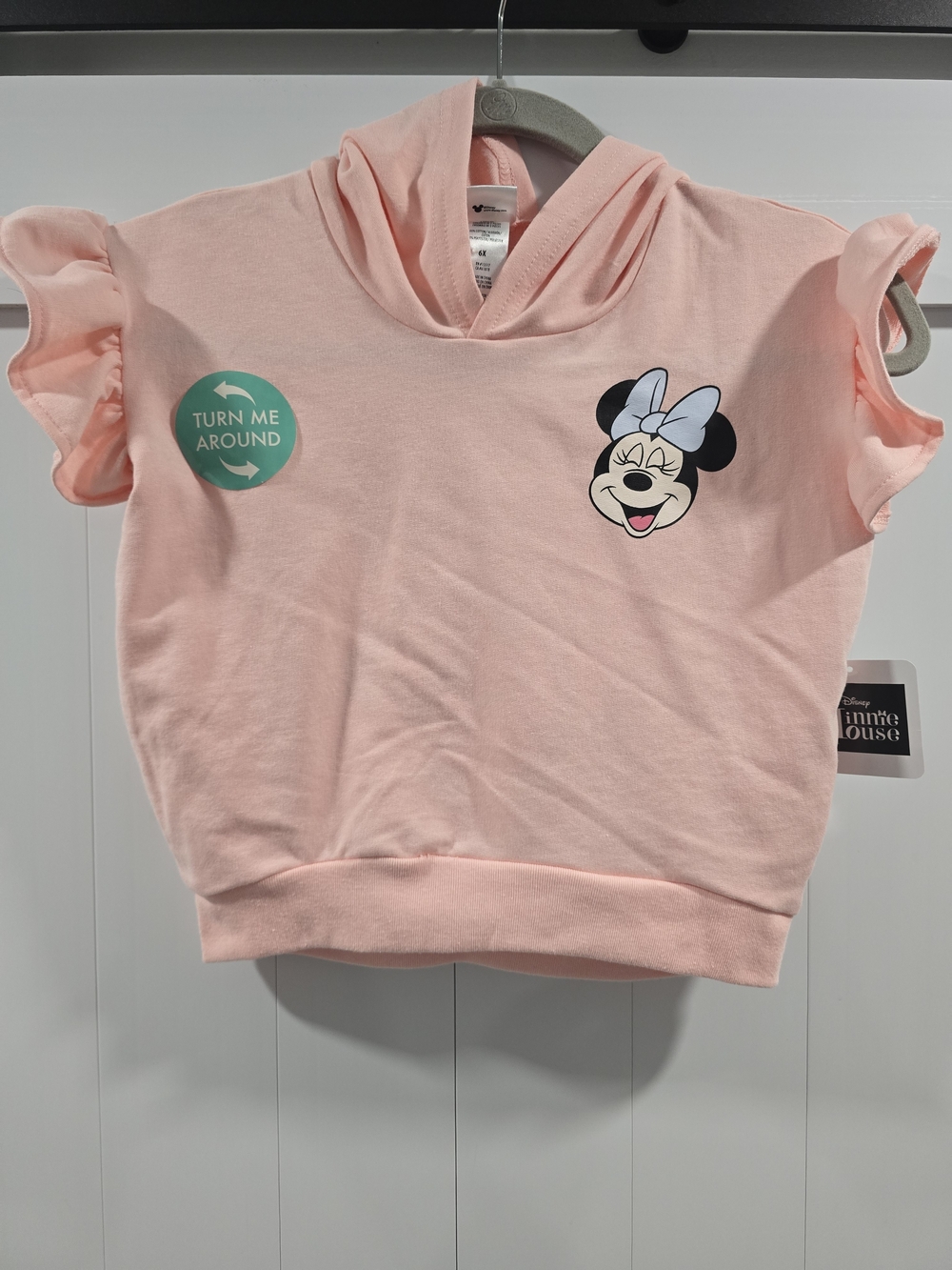 Disney Minnie Mouse Pink Hoodie Tee